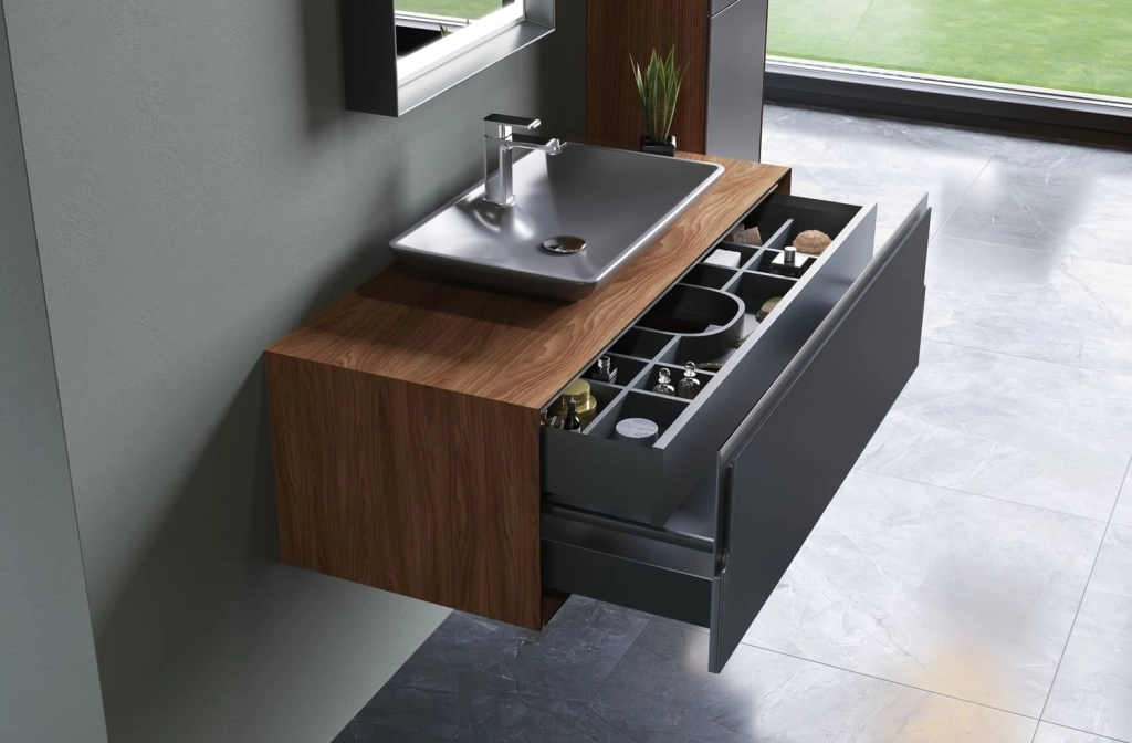 Умывальник с тумбой ORKA Craft 120 Kompact laminat ceviz